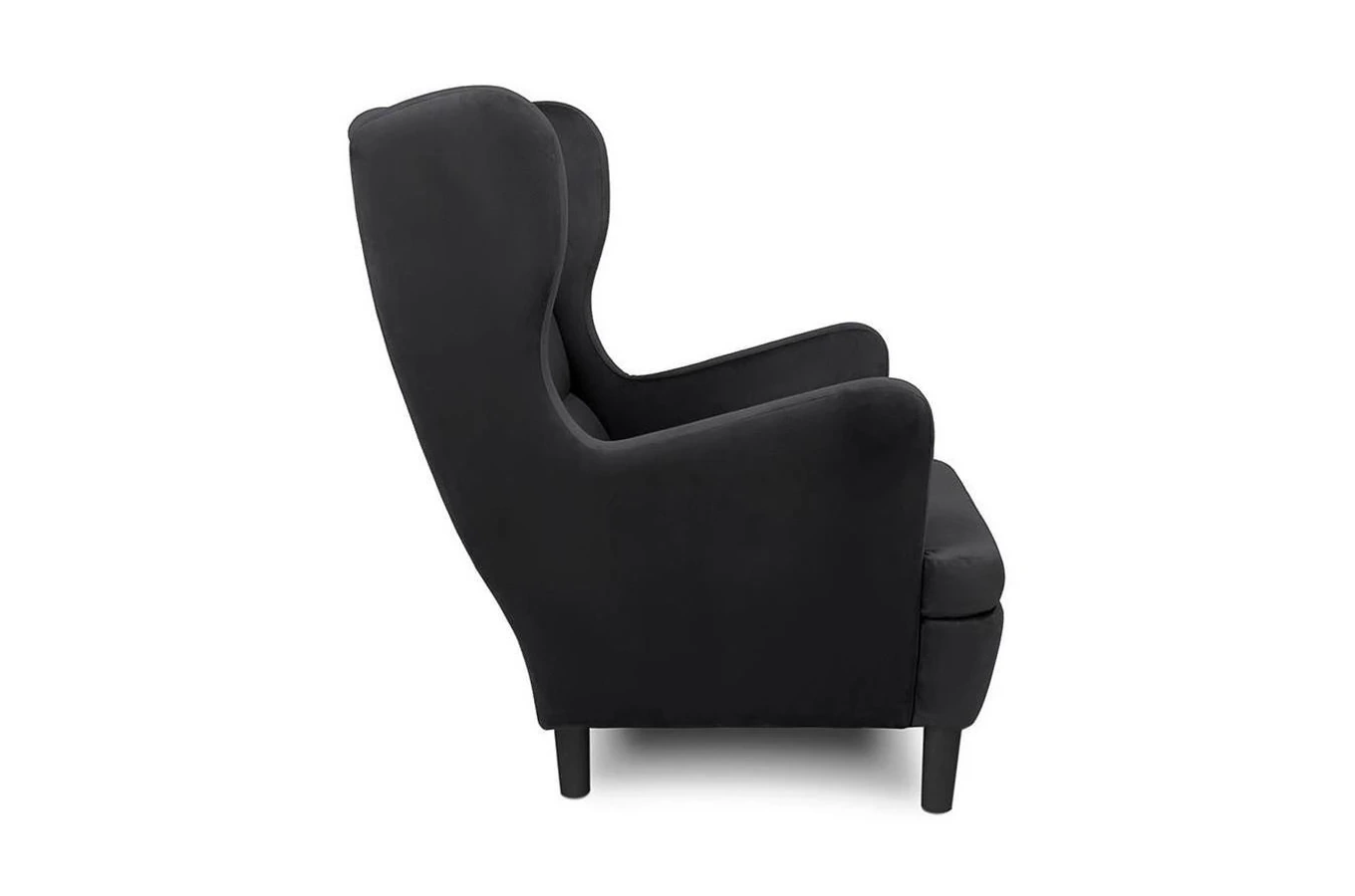 Wysyłka w 48h! Wygodny tapicerowany fotel uszak LARS