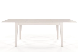 Stół drewniany bukowy rozkładany Visby CORTENA 140-220 cm / biały