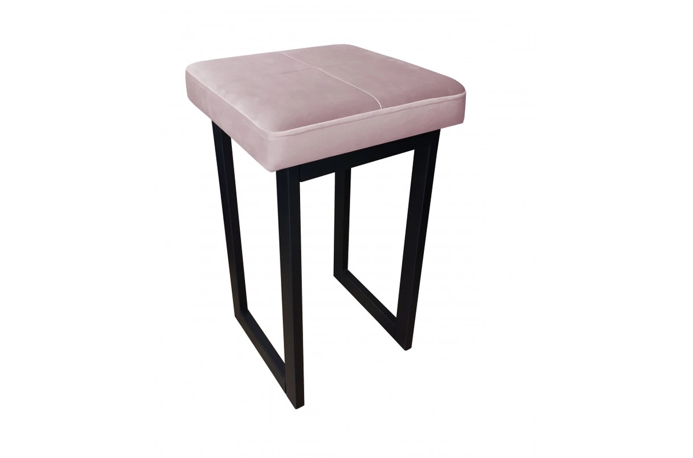 Tapicerowany taboret PRIMO na metalowych nogach / kolor tkaniny + podstawy do wyboru!