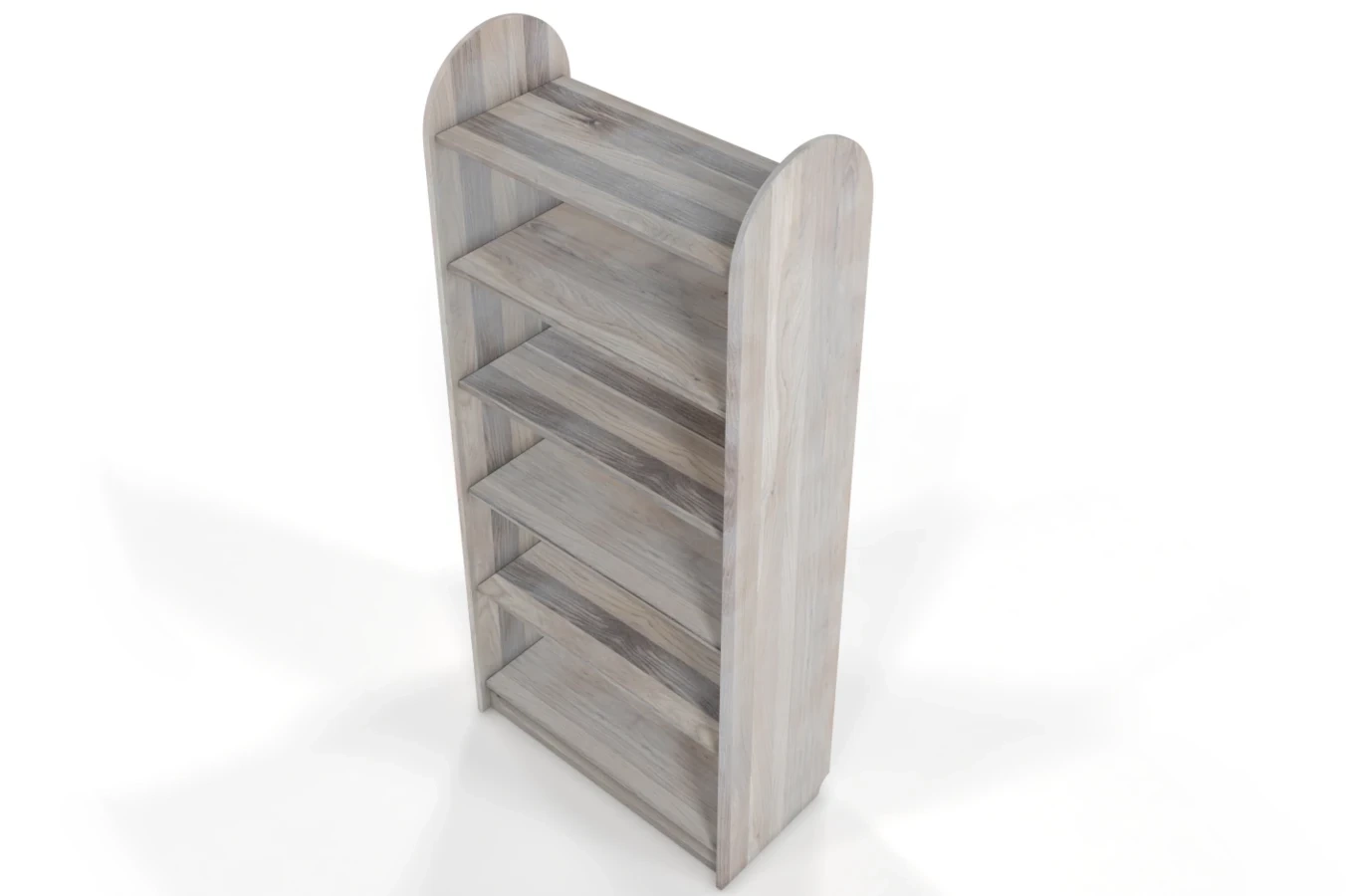 Regał drewniany dębowy Visby KLIPPEN / 3 szerokości