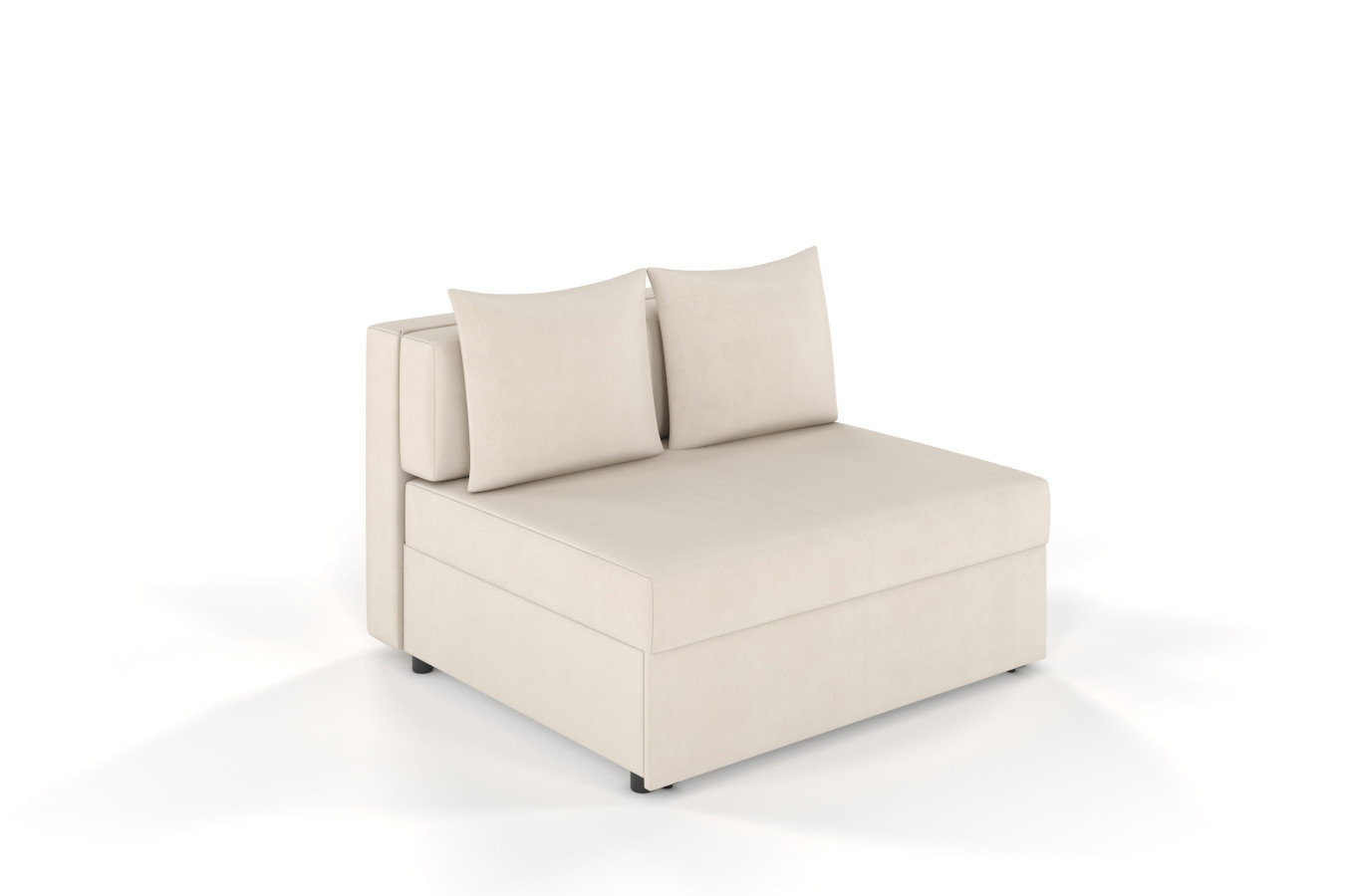 Nowoczesna rozkładana sofa Dancan OLGA z funkcją spania i pojemnikiem na pościel / 4 szerokości + 5 kolorów do wyboru!