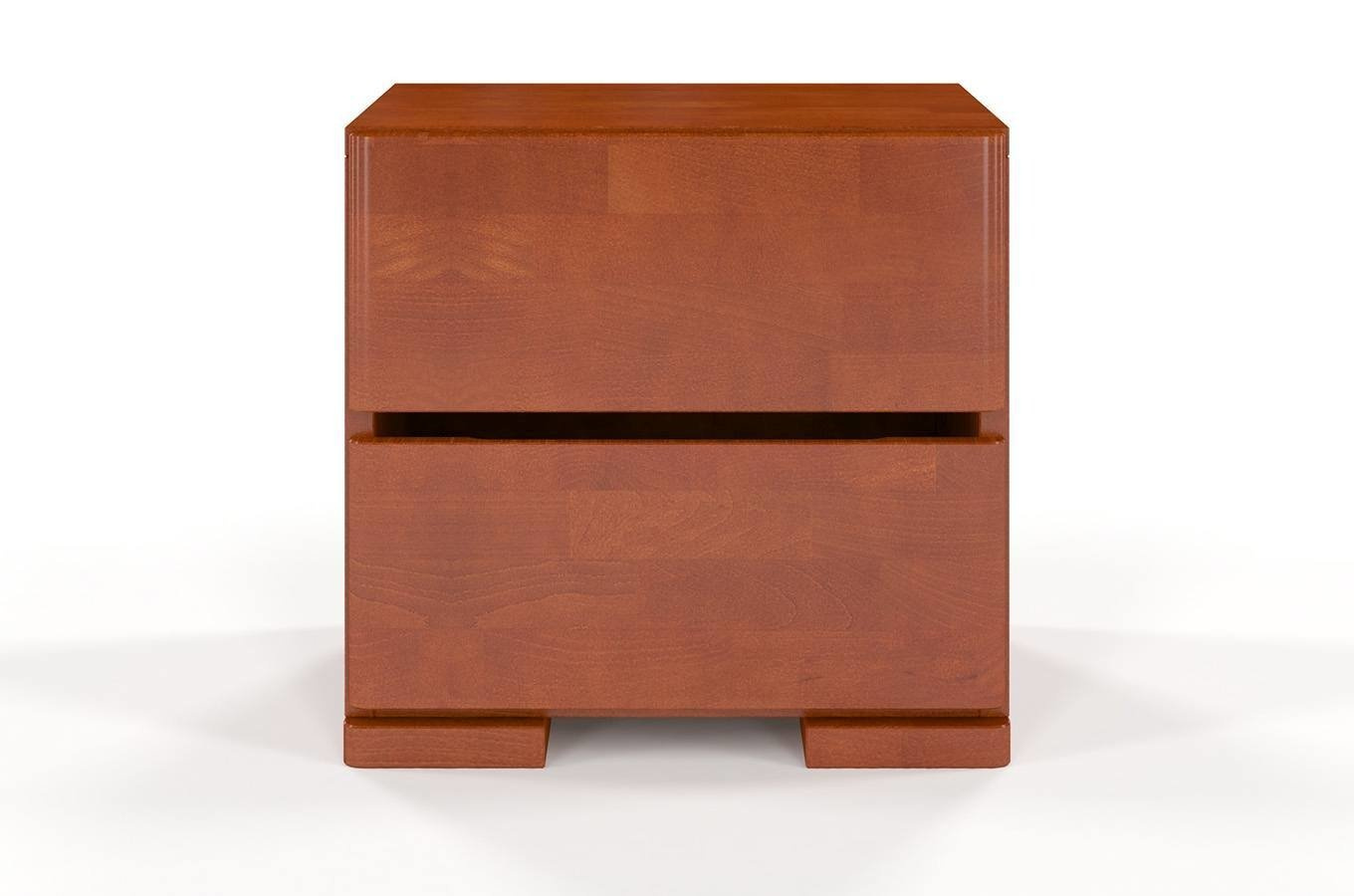 Drewniana szafka nocna bukowa Visby Sandemo High 2S / kolor naturalny