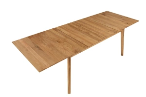 Rozkładany dębowy stół FRANS 180-260 x 90 cm (dąb naturalny)