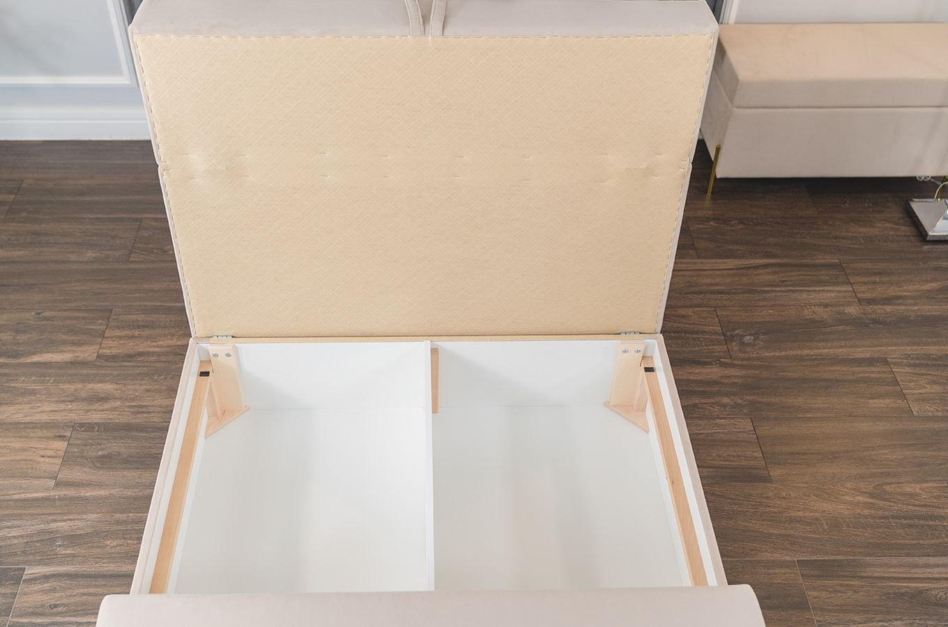 Nowoczesna rozkładana sofa Dancan OLGA z funkcją spania i pojemnikiem na pościel / 4 szerokości + 5 kolorów do wyboru!