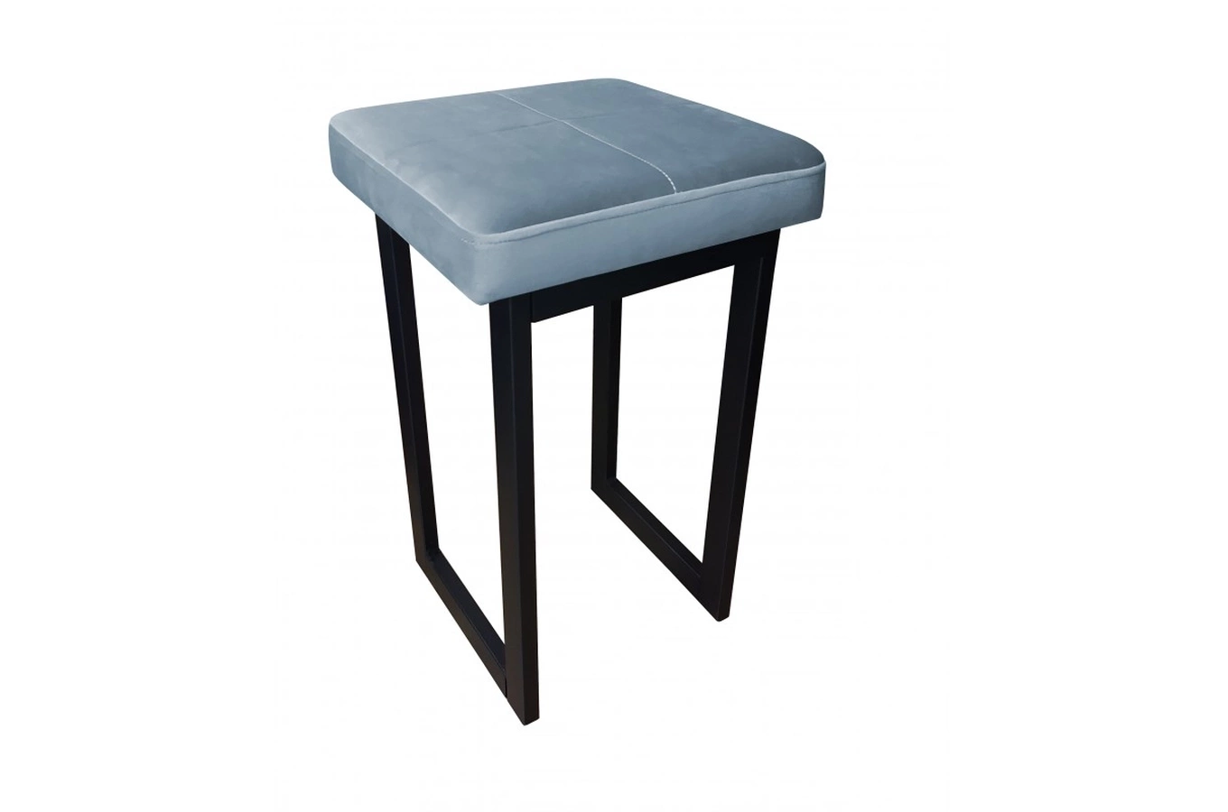 Tapicerowany taboret PRIMO na metalowych nogach / kolor tkaniny + podstawy do wyboru!