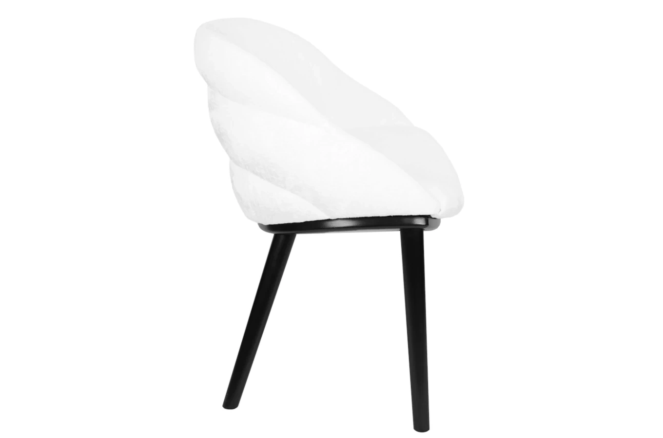 Drewniane krzesło KR-31 z tapicerowanym siedziskiem