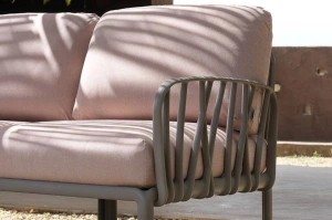 Zestaw mebli do ogrodu KOMODO - 2 sofy + stolik