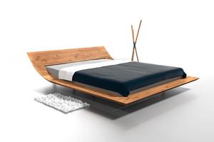 Drewniane łóżko do sypialni LEBRON