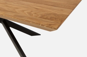Stół dębowy AVANTI z nogami typu pająk / 240 x 100 cm