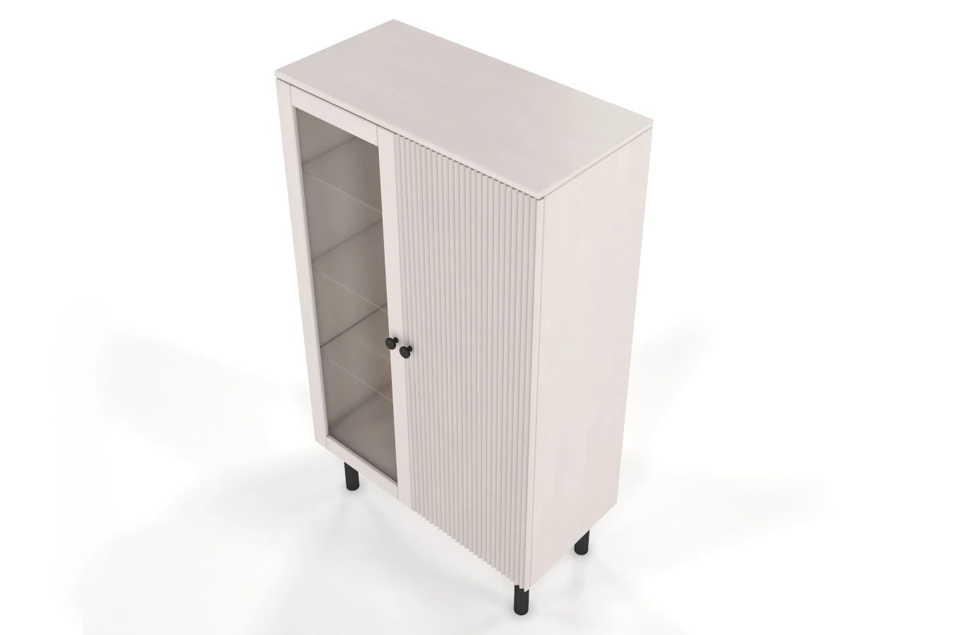 Witryna bukowa Visby NORVIK High / szer. 80 cm