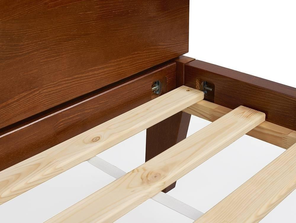 Wysyłka w 48h! Łóżko drewniane sosnowe Skandica AGAVA / 160x200 cm, kolor naturalny