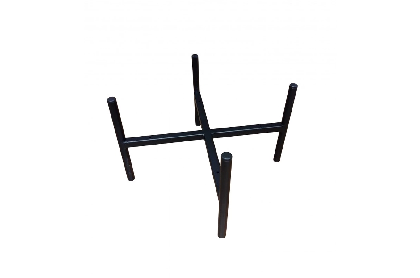 Tapicerowany okrągły puf OTTO na metalowych nogach / kolor tkaniny + podstawy do wyboru!