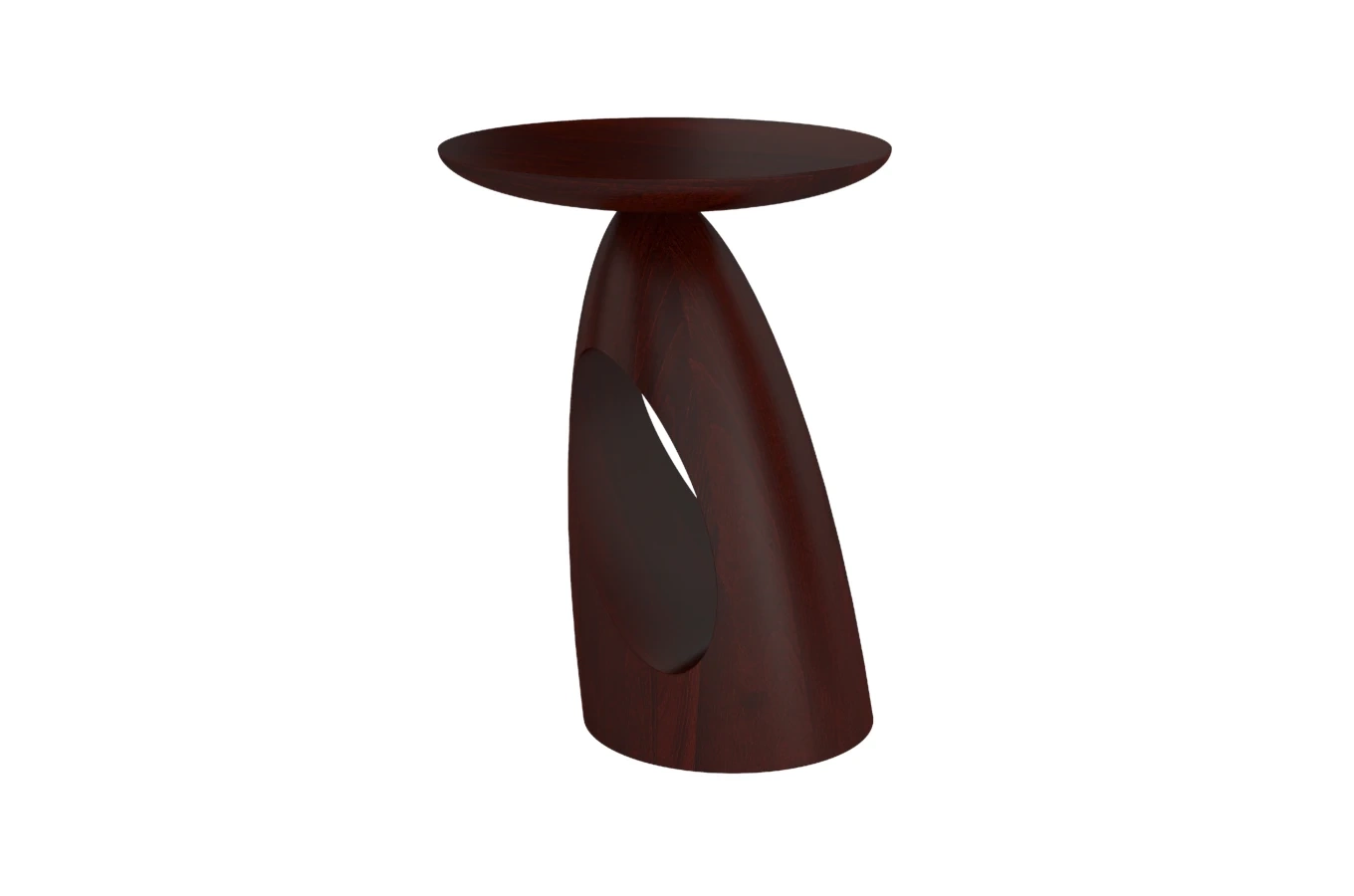 Stolik drewniany Kayani ISLAND różne kolory, wys. 40 cm