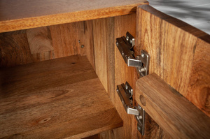 Stylowa komoda VULCANO z drewna mango / szer. 160 cm