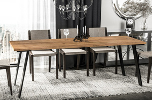 Nowoczesny rozkładany stół LIWIA 130-210 x 80 cm (dąb craft)