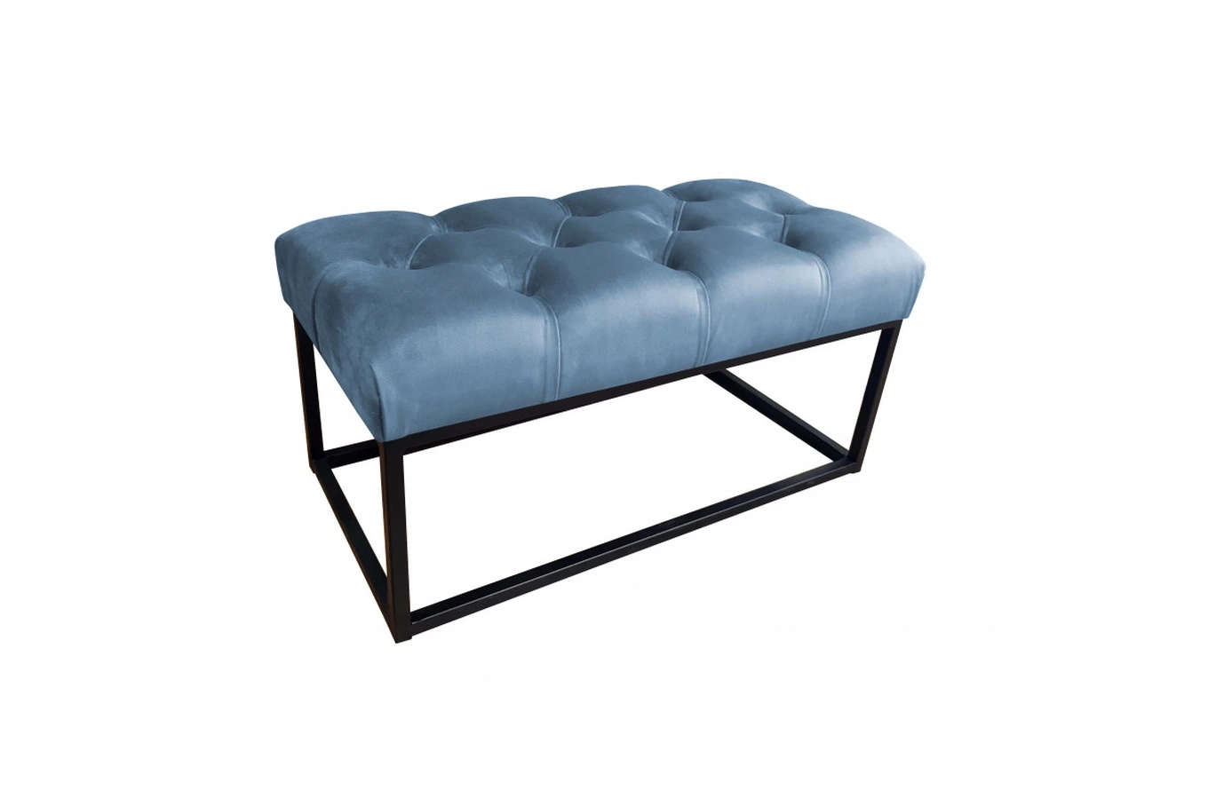 Tapicerowana ławka CITY na metalowych nogach / kolor tkaniny + podstawy do wyboru!