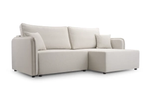 Nowoczesny rozkładany narożnik MUSA z pojemnikiem na pościel