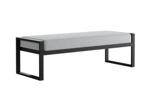 Tapicerowana ławka do ogrodu MONACO