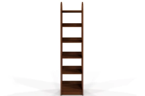 Regał drewniany bukowy Visby KLIPPEN / szerokość 40 cm, kolor orzech