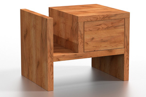 Drewniana szafka nocna PAU / szer. 45 cm