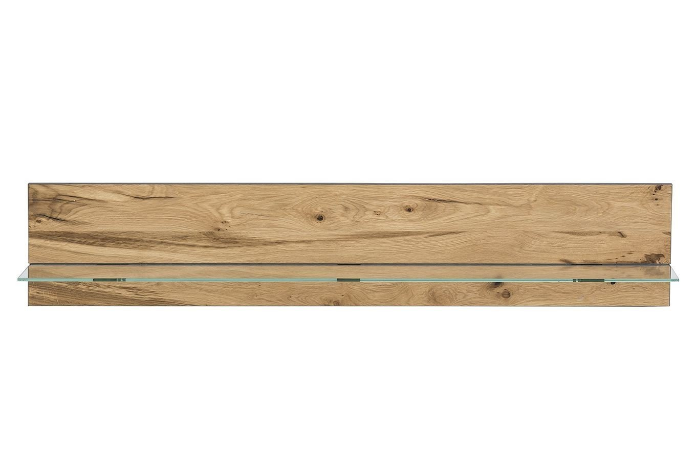 Nowoczesna dębowa półka wisząca TURID / 167.5x36x25 cm