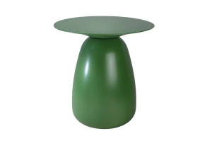 Stolik drewniany Kayani BAOBAB 34 różne kolory, wys. 34 cm / kolor groszkowa zieleń