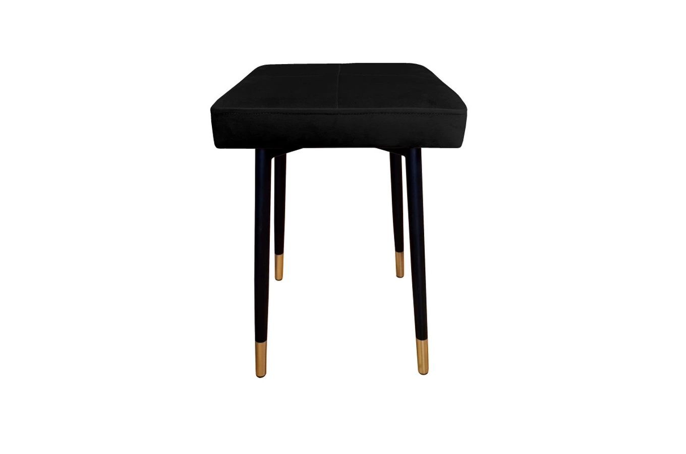 Tapicerowany taboret QUINTO na metalowych nogach / kolor tkaniny + podstawy do wyboru!