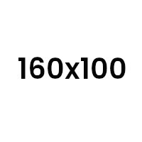 160x100 cm