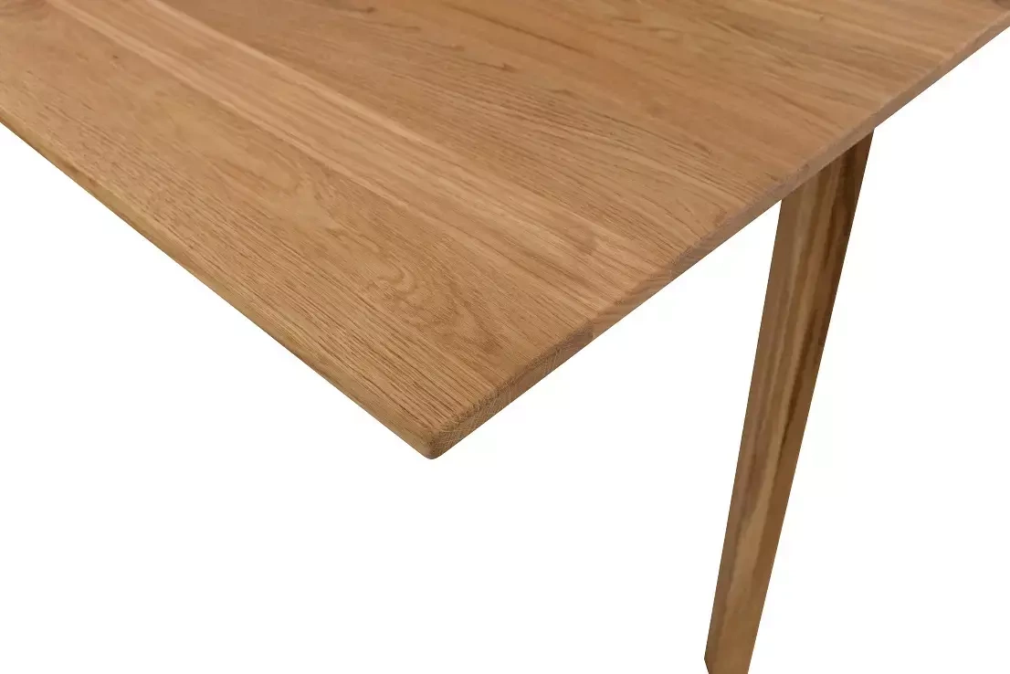 Rozkładany dębowy stół FRANS 180-260 x 90 cm (dąb naturalny)