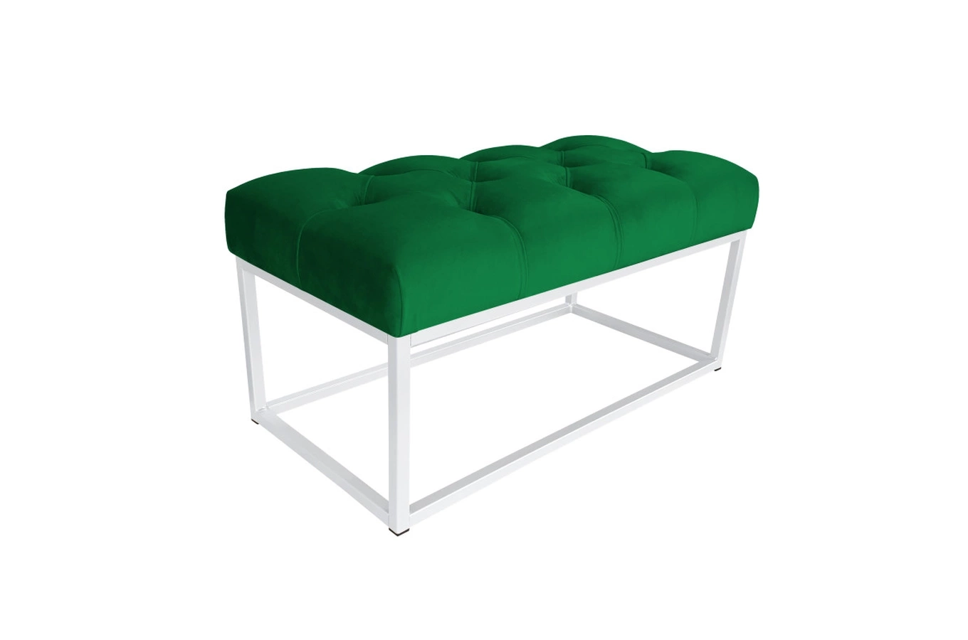 Tapicerowana ławka CITY na metalowych nogach / kolor tkaniny + podstawy do wyboru!