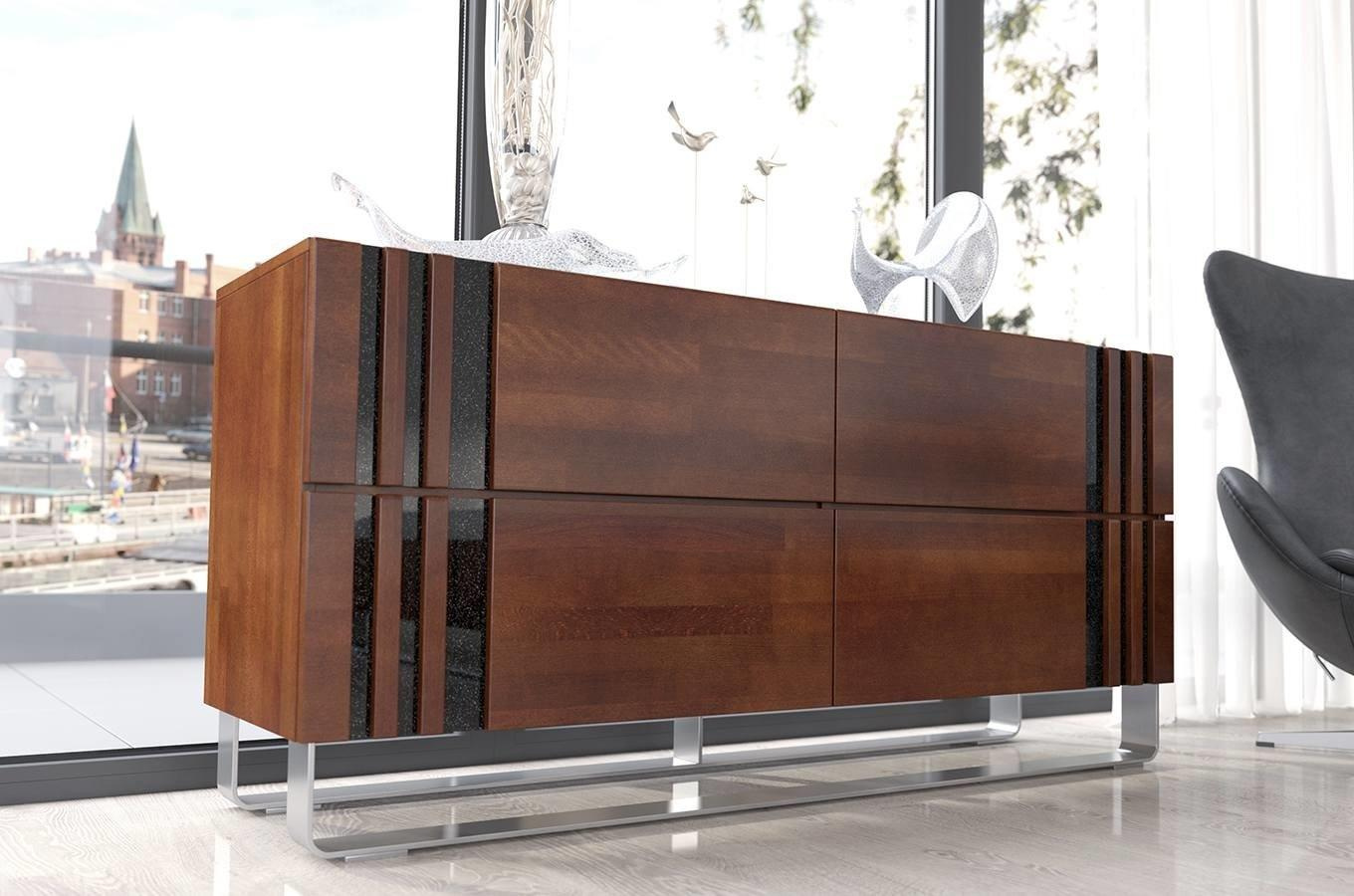 Komoda bukowa Visby KIELCE / kolor biały