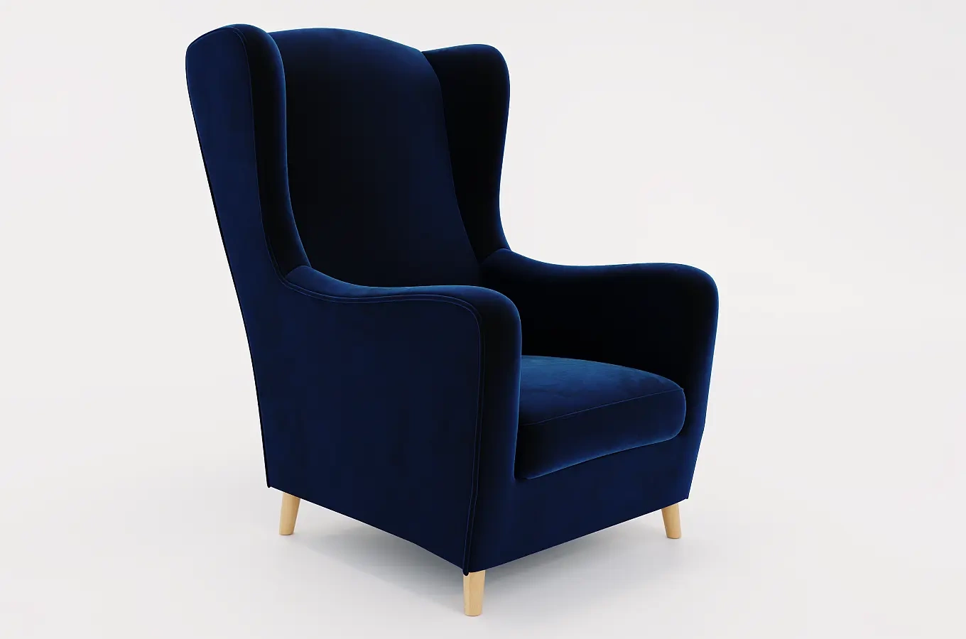 Fotel uszak Skandica AGNETA / 4 kolory tapicerki + 2 kolory nóg do wyboru!