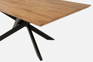 Stół dębowy AVANTI z nogami typu pająk / 240 x 100 cm