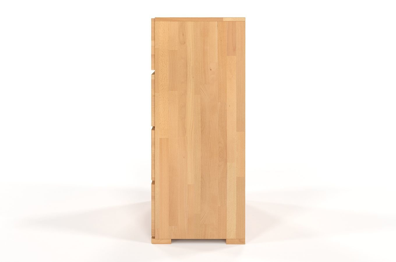 Drewniana komoda bukowa Visby Sandemo 4S80 / szer. 80 cm, kolor naturalny