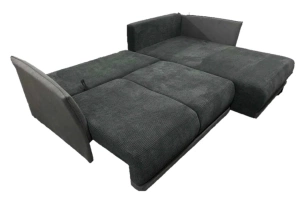 Nowoczesny narożnik MORGAN z funkcją spania i pojemnikiem na pościel