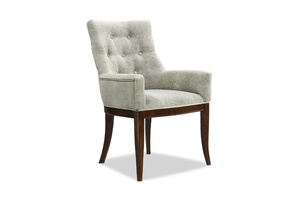 Eleganckie krzesło tapicerowane 749 z pikowanym oparciem