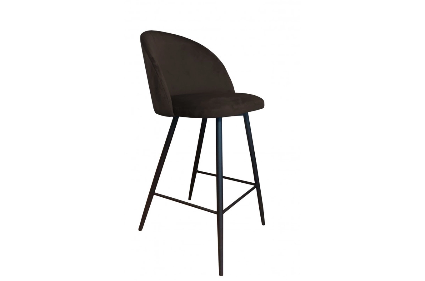 Tapicerowany hoker CELYN na metalowych nogach