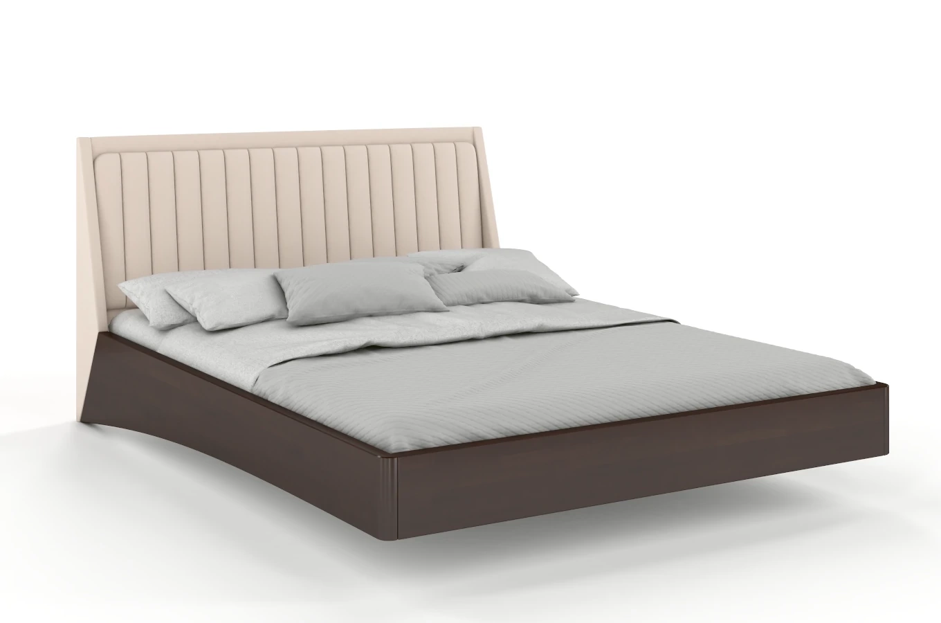 Łóżko lewitujące drewniane bukowe Visby ULF