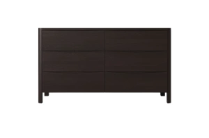 Drewniana komoda bukowa Visby MODENA LOW 150 / kolor palisander