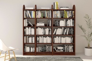 Regał drewniany sosnowy Visby KLIPPEN / 3 szerokości