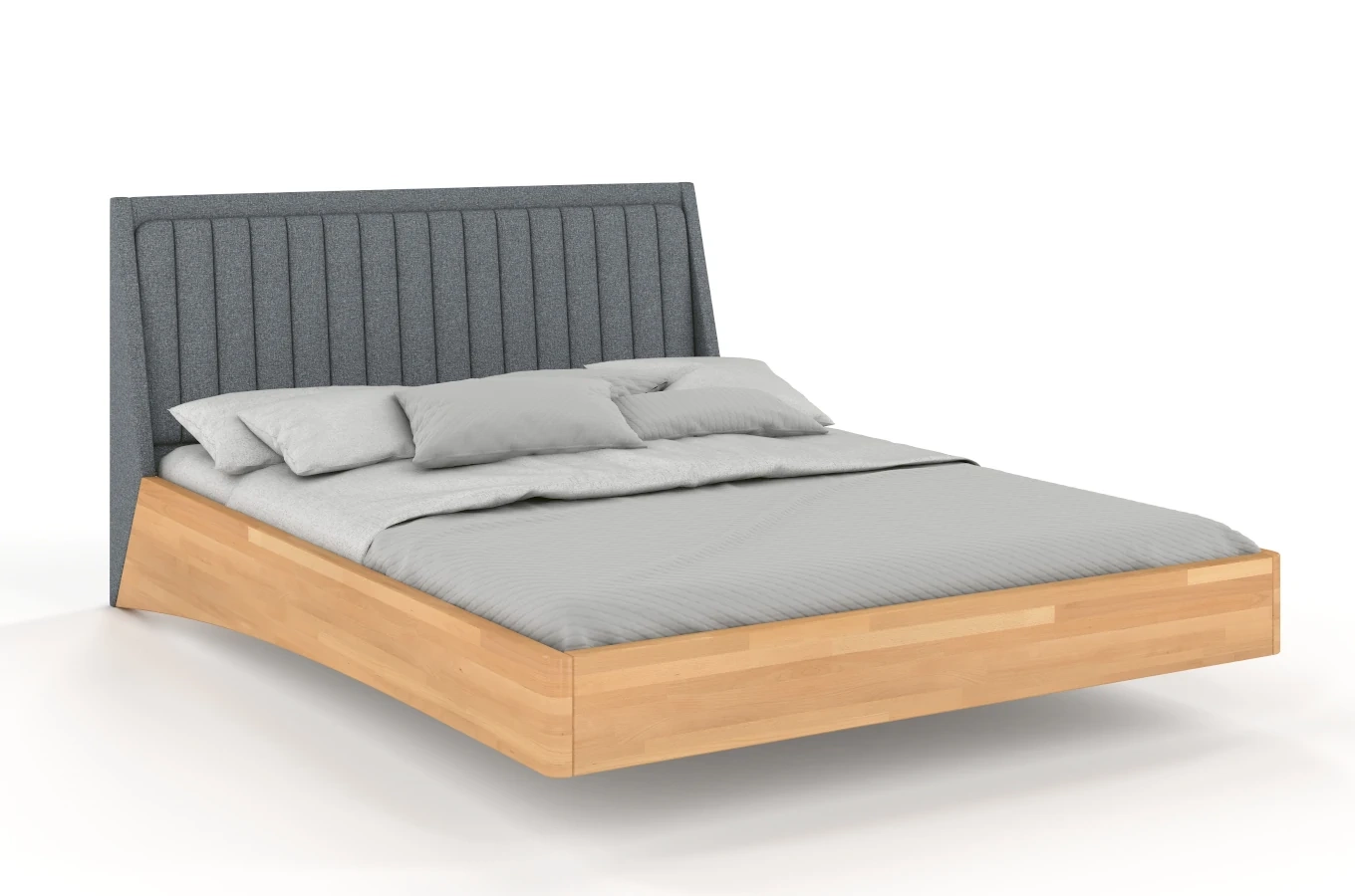 Łóżko lewitujące drewniane bukowe Visby ULF