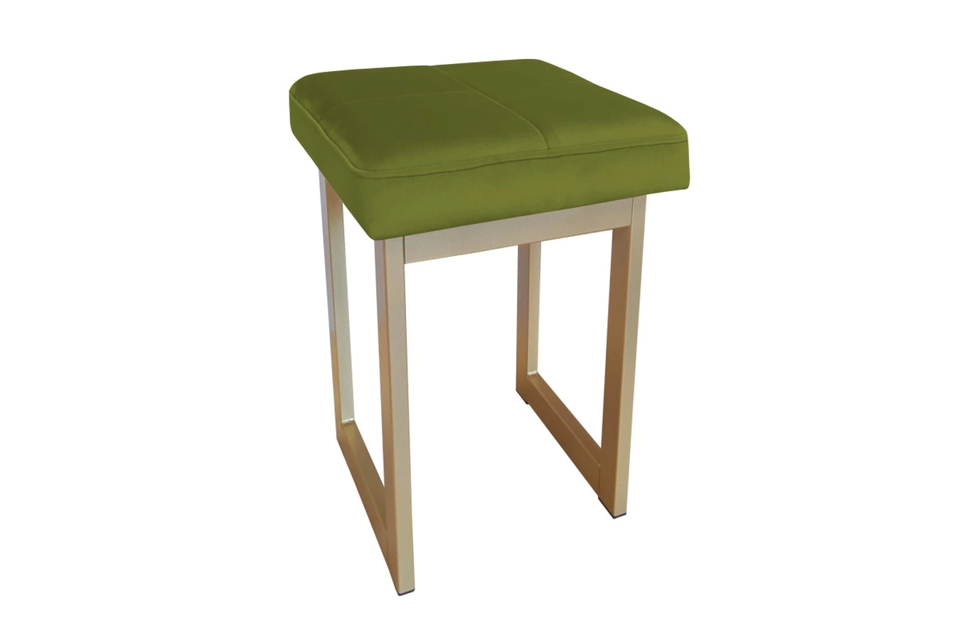 Tapicerowany taboret PRIMO na metalowych nogach / kolor tkaniny + podstawy do wyboru!