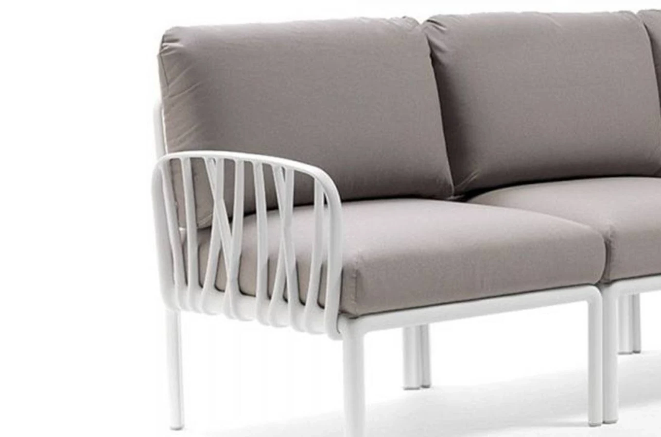 Zestaw mebli do ogrodu KOMODO - 2 sofy + stolik