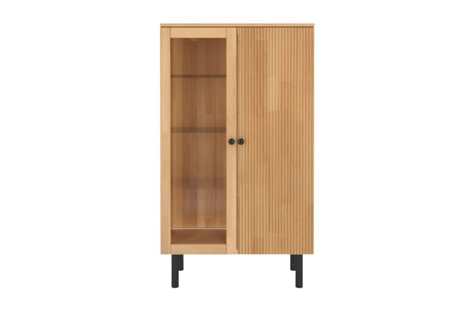 Witryna bukowa Visby NORVIK High / szer. 80 cm
