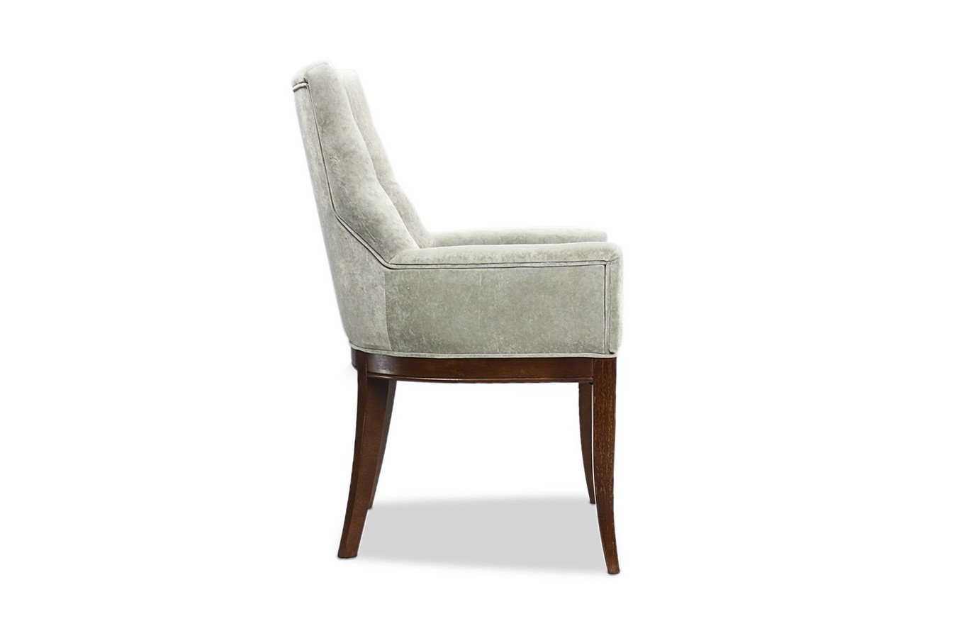 Eleganckie krzesło tapicerowane 749 z pikowanym oparciem