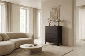 Drewniana komoda bukowa Visby MODENA 80