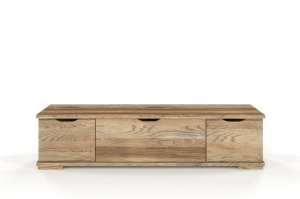 Drewniana szafka RTV dębowa Visby ARHUS / olej retro