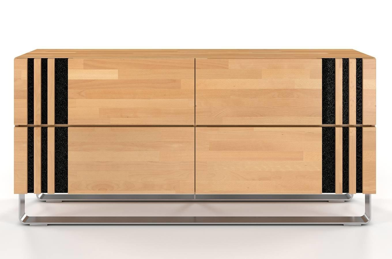 Komoda bukowa Visby KIELCE / kolor biały