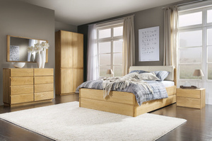 Dębowa szafa ATLANTA dwudrzwiowa / szer. 104 cm