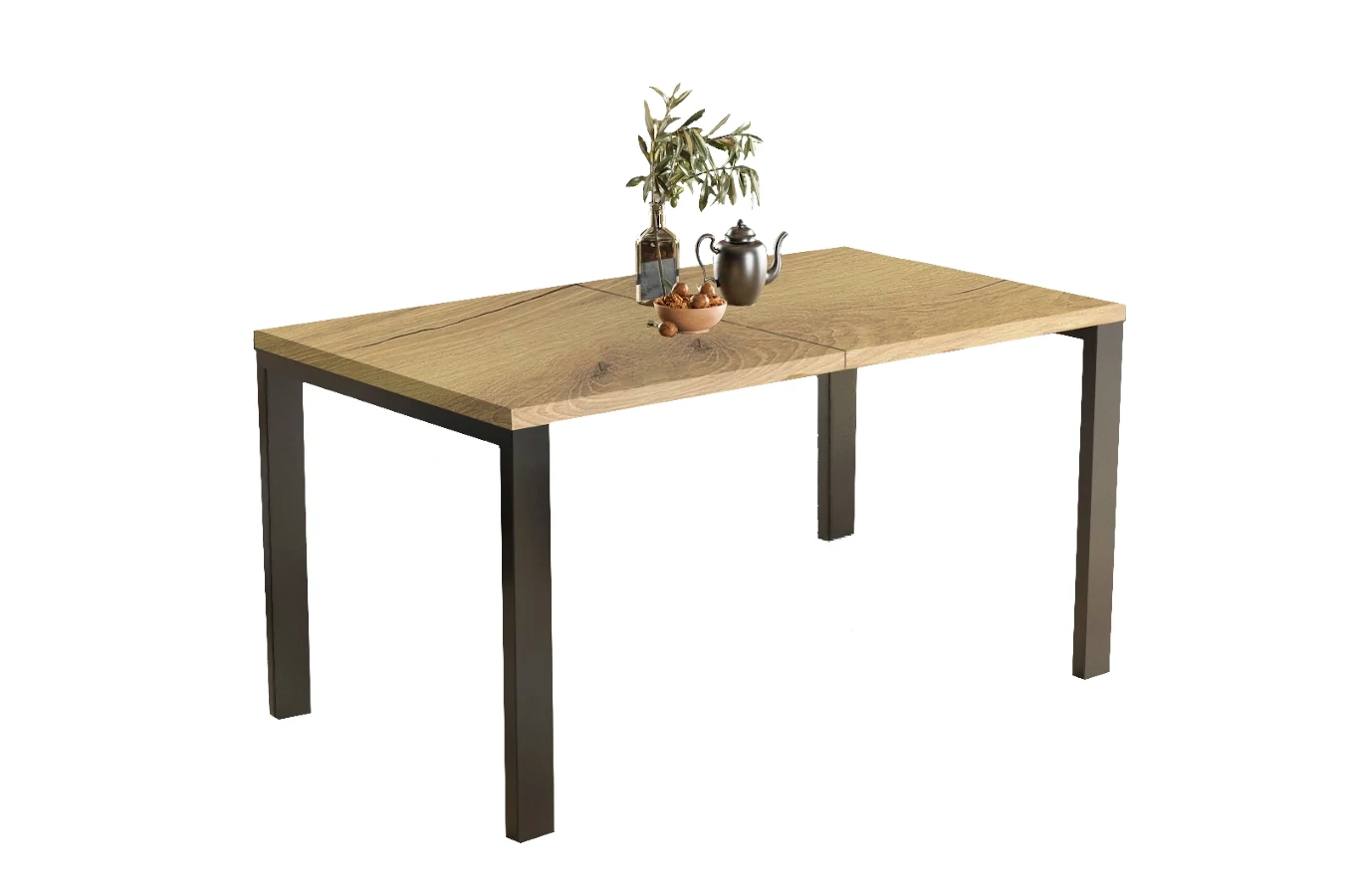 Nowoczesny rozkładany stół GARANT 130-220 x 80 cm (dąb nature)